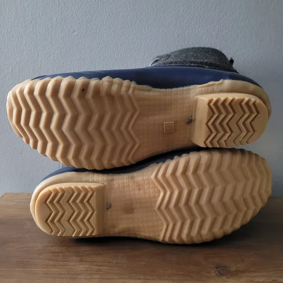 Chooka Eastlake Herringbone Gray Quilted Duck Boots Winter Sz 11 - Picture 6 of 12